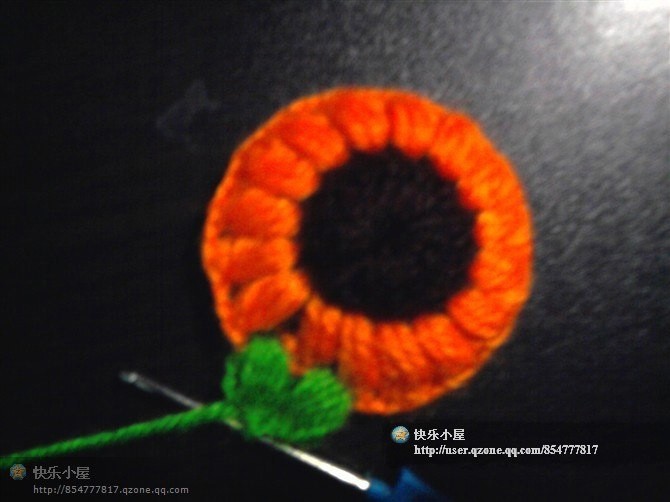 Вязаный коврик