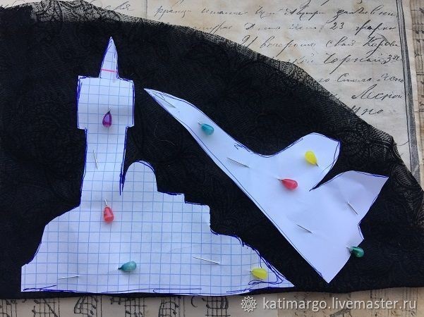 Рисуем копию картины Клода Моне в технике арт-текстиль