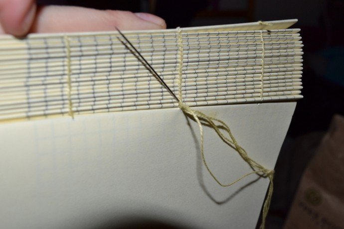 Блокнот в красивой бумажной обложке