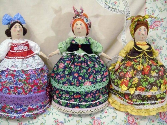 Чайные куклы-грелки