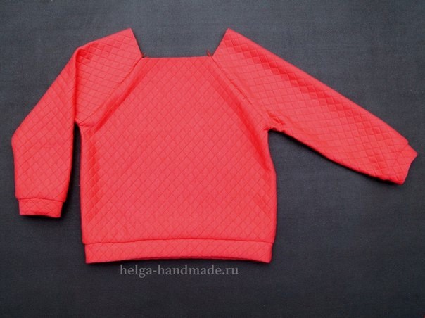 Свитшот с объёмным воротником своими руками