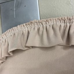 Сборка на ткани на швейной машинке без специальной лапки