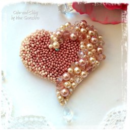 Брошь "Сердце"