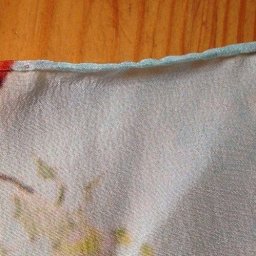 Обработка открытых срезов вручную: шов взакрутку