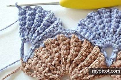 ​Очень красивый узор крючком