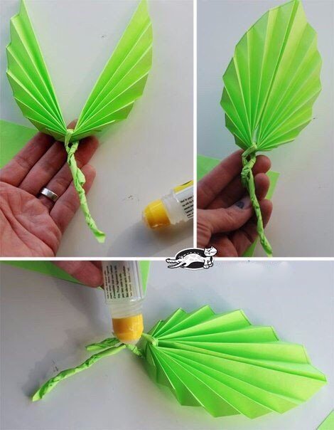 Осенние листья из бумаги