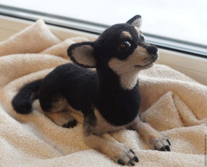 Собачки из войлока