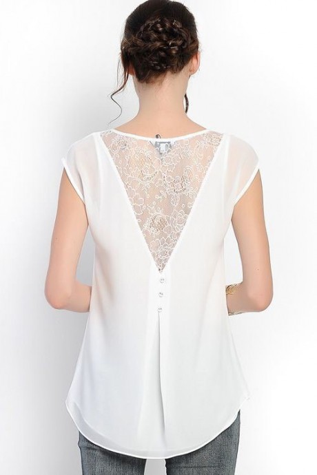 Блузки с оригинальными спинками: невероятные идеи