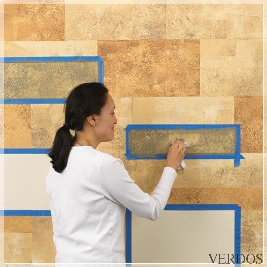 Имитация старинной каменной стены