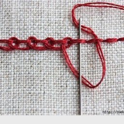 Коллекция вышивальных стежков