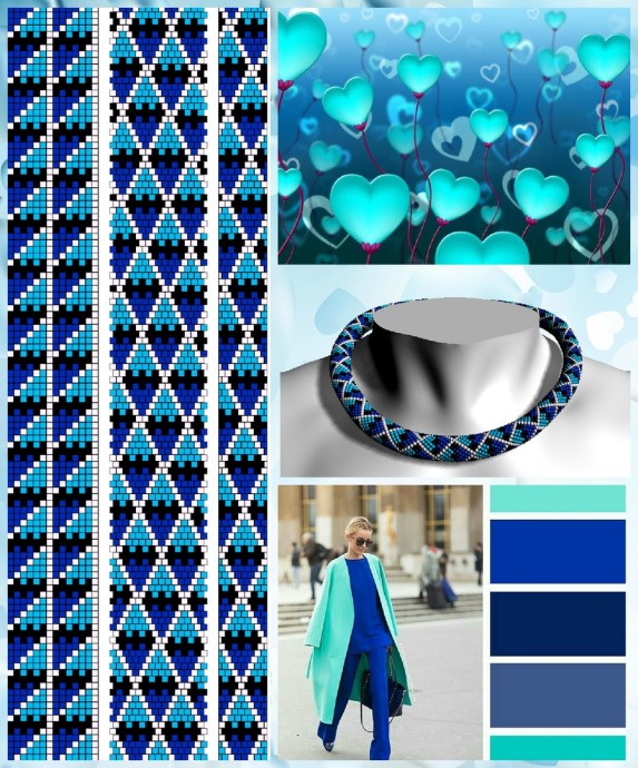 Яркие и красочные жгуты из бисера