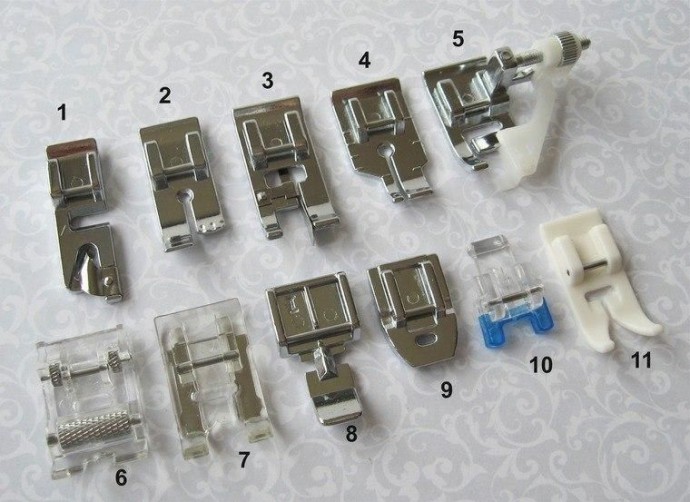 ​Прижимные лапки для швейной машины