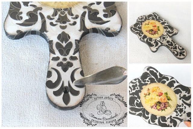 Зеркало "Винтажный букет"