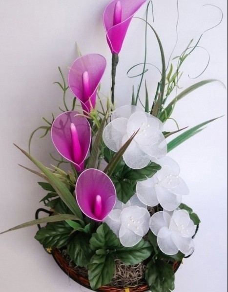 Цветы из капрона