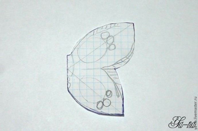 ​Кулон-брошь "Бабочка"