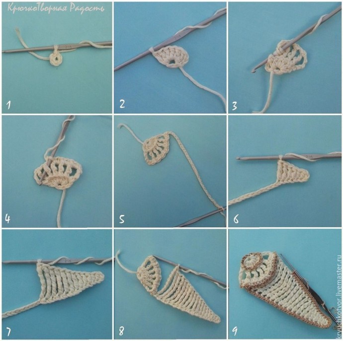 Своеобразная сумка с декором из ракушек и морских звезд