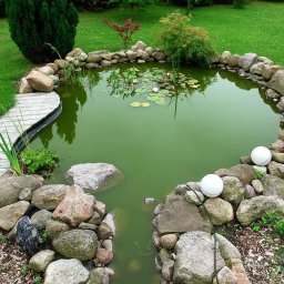 ​Водоёмы и водопады в саду
