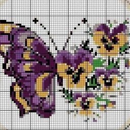 ​Вышиваем ускользающую красоту бабочек