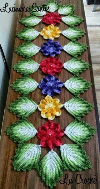 Вязаные дорожки: идеи для вдохновения Вязаные дорожки: идеи для вдохновения