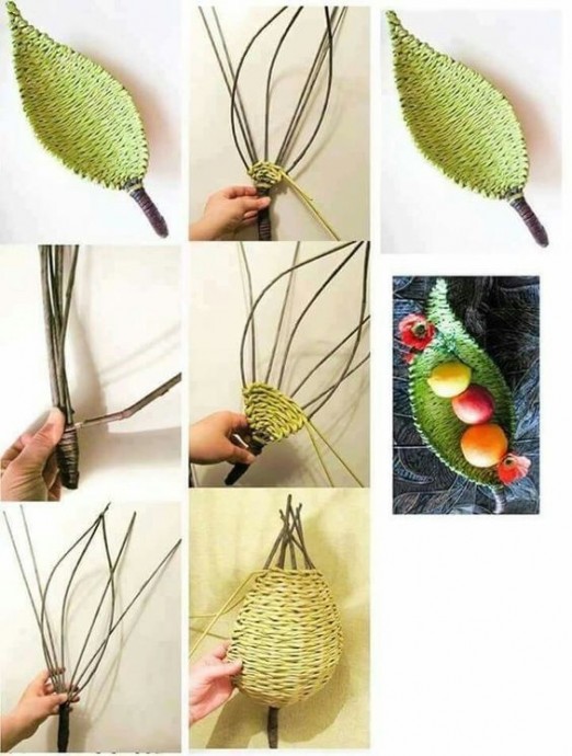 Плетение в интерьере