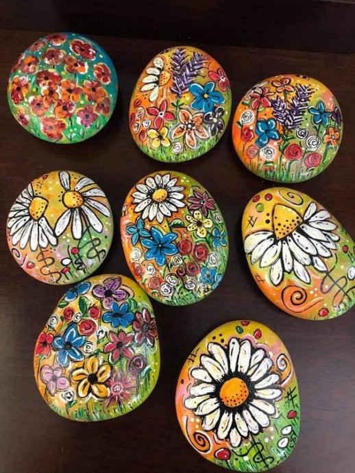 Рисуем на камнях: идеи для вдохновенного творчества