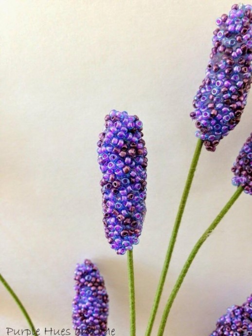 Лаванда из бисера Лаванда из бисера
