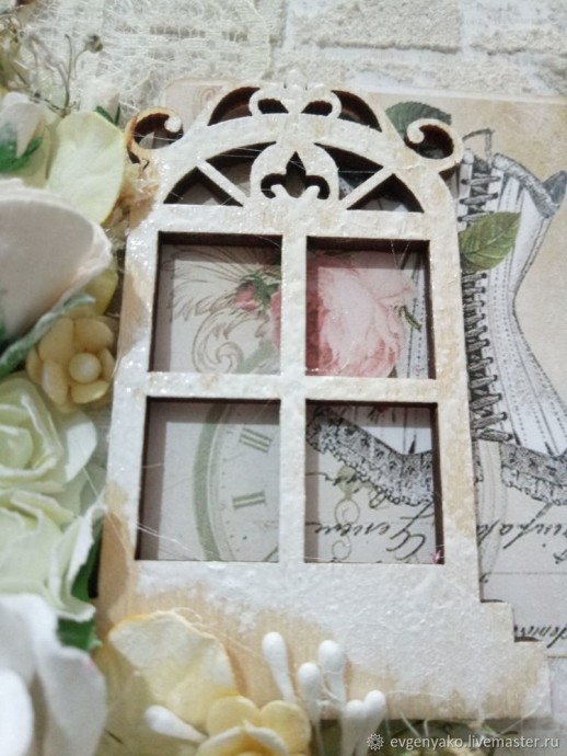Открытка в стиле шебби-шик Открытка в стиле шебби-шик