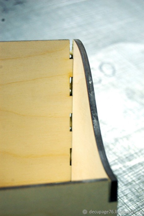 Сборка заготовок для декупажа