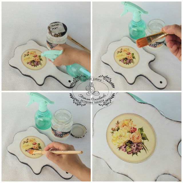 Зеркало "Винтажный букет"