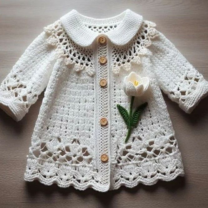 Очаровательные детские вязаные кардиганы