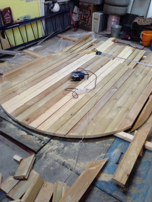 ​Круглая баня своими руками