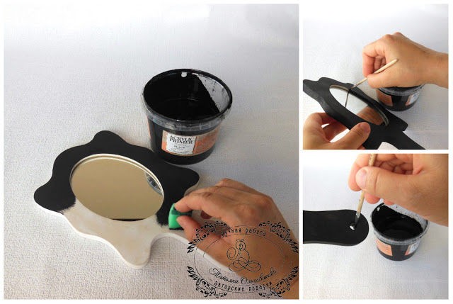 Зеркало "Винтажный букет"