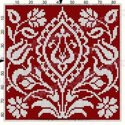 Квадратные филейные мотивы