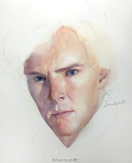 Рисуем портрет акварелью