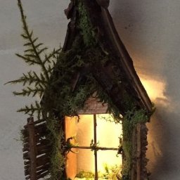 ​Сказочные декоративные домики из природных материалов