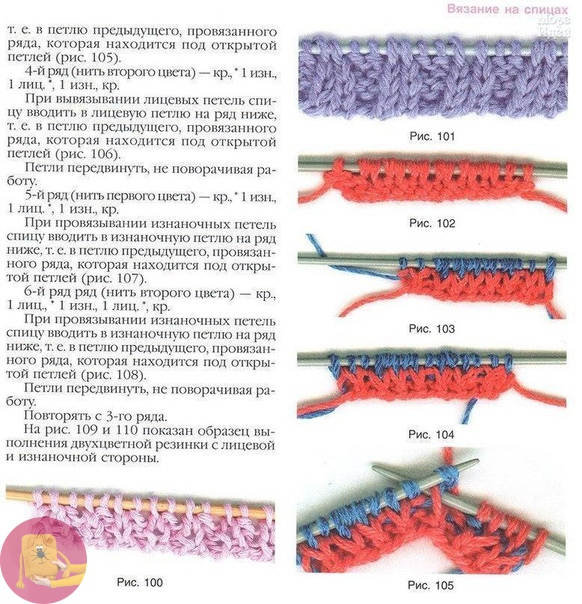 Вяжем резинку