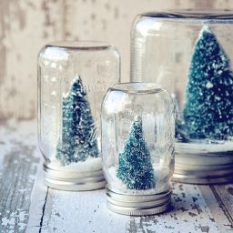 ​Зимний сувенир "Ёлка в банке"