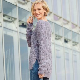 ​Джемпер с удлиненной спинкой