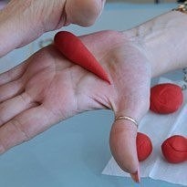 Гибискус из полимерной глины