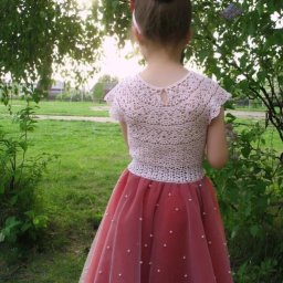 Топ крючком "Весеннее пробуждение"