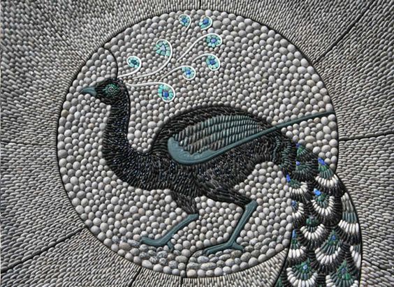 Мозаика из камней: вдохновляющие идеи