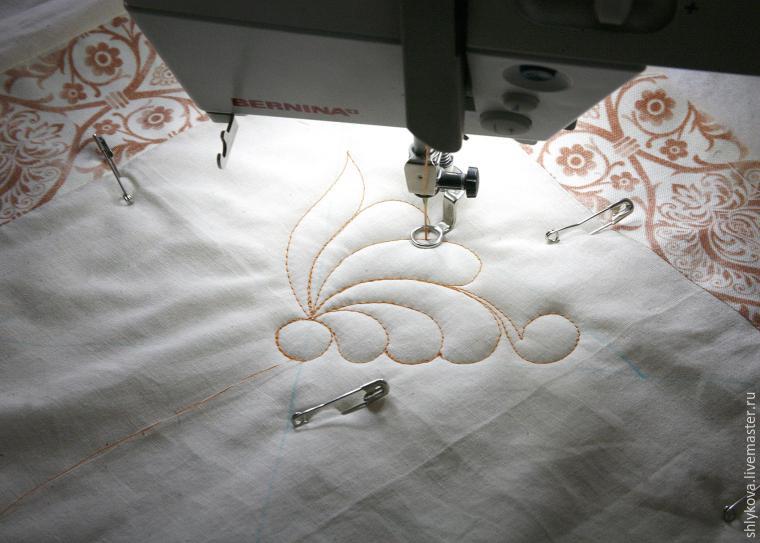 Одеяло в технике квилтинга