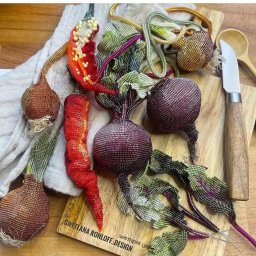 ​Овощные шедевры из бисера: идеи