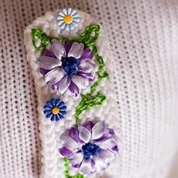 Создаем цветочный декор для шапочки