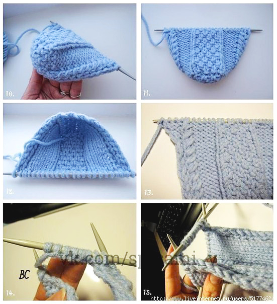 Вязаные тапочки