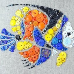 Вышивка пуговицами на морскую тему: идеи для творчества