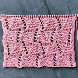 ​Прекрасные узоры на спицах