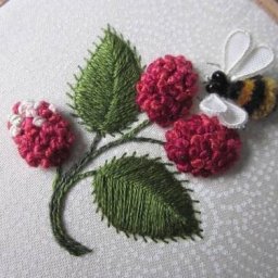 Вышивка в технике "французский узелок"