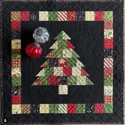 Лоскутные панно с ёлочками: идеи и шаблоны в копилочку