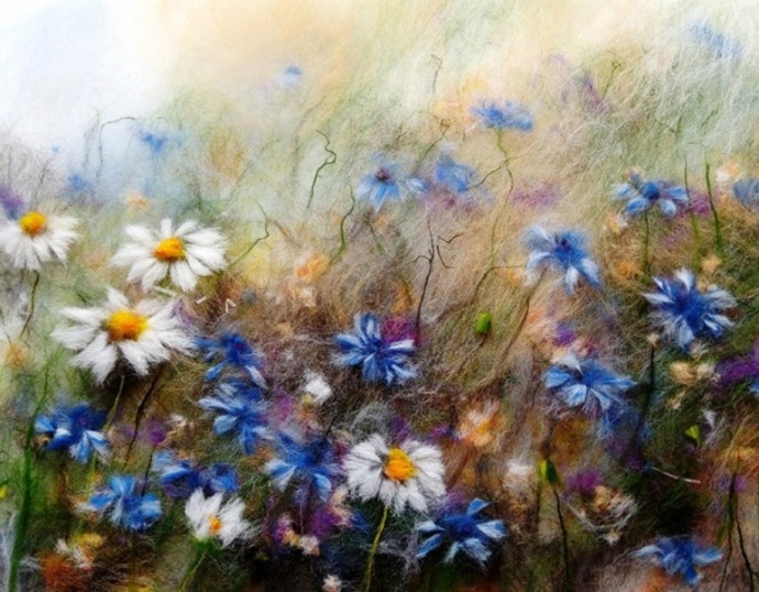 Картины из шерсти: идеи для вдохновенного творчества